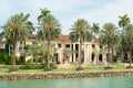 Luxurious mansion on Star Island in Miami Royalty Free Stock Photo