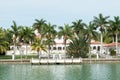 Luxurious mansion on Star Island in Miami Royalty Free Stock Photo