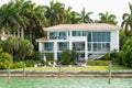 Luxurious mansion on Star Island in Miami Royalty Free Stock Photo