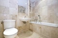 Luxurious marble bathroom Royalty Free Stock Photo