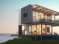 A Luxurious and Modern Compact Beach House Design.