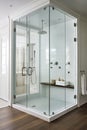 Luxurious Modern Corner Glass Shower