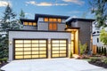 Luxurious new construction home in Bellevue, WA Royalty Free Stock Photo