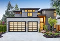 Luxurious new construction home in Bellevue, WA Royalty Free Stock Photo