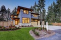 Luxurious new construction home in Bellevue, WA Royalty Free Stock Photo