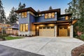 Luxurious new construction home in Bellevue, WA Royalty Free Stock Photo