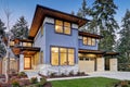 Luxurious new construction home in Bellevue, WA Royalty Free Stock Photo