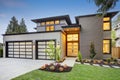 Luxurious new construction home in Bellevue, WA Royalty Free Stock Photo