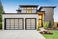 Luxurious new construction home in Bellevue, WA Royalty Free Stock Photo