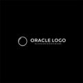 Luxurious Oracle Logo for your company Royalty Free Stock Photo