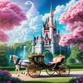 luxurious and ornate cinderella carriage