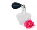 Luxurious perfume bottle atomizer Royalty Free Stock Photo