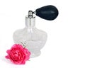 Luxurious perfume bottle atomizer Royalty Free Stock Photo