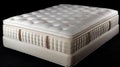 Luxurious Pillow Top Two Sided Innerspring Mattress. Generative AI