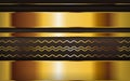 luxurious premium golden brown abstract background with golden lines. Overlap textured layer design