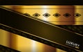 Luxurious Premium Golden Brown Abstract Background With Golden Lines