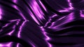 Luxurious purple background with flying fabric. 3d illustration, 3d rendering