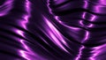 Luxurious purple background with flying fabric. 3d illustration, 3d rendering