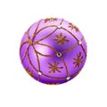 Luxurious purple christmas ball