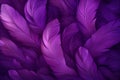 Luxurious Purple feathers. Generate Ai