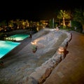 Luxurious resort swimming pool