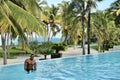 Luxurious Resort in Zanzibar, Africa Royalty Free Stock Photo