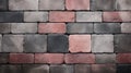 Luxurious Rusticcore Bricks: Abstract Pavers Texture Pattern Royalty Free Stock Photo