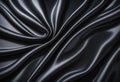 Luxurious satin. Luxurious black satin background closse up Royalty Free Stock Photo