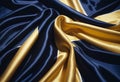 Luxurious satin. Luxurious black satin background closse up Royalty Free Stock Photo