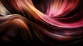 Luxurious satin folds in abstract form exuding elegance Royalty Free Stock Photo