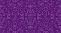 Seamless Purple Baroque Ornate Pattern Royalty Free Stock Photo