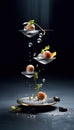 Luxurious and sophisticated food.Ai generated