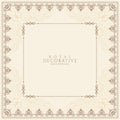 Luxurious stylish Vintage floral frame background