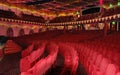 Luxurious theater inside a cruise ship. Royalty Free Stock Photo