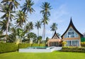 Luxurious villa exterior, beautiful luxury vip house asian style