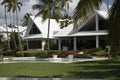 Luxurious villa with garden on the Dominican coast