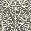 Elegant flowing traditional baroque ornamental design perfect for decorative projects. Royalty Free Stock Photo