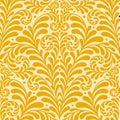 Elegant flowing traditional baroque ornamental design perfect for decorative projects. Royalty Free Stock Photo