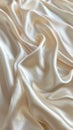 Luxurious waves and folds of white silk fabric, capturing the elegant and sensual texture of the delicate material. Royalty Free Stock Photo