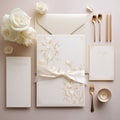 Luxurious Wedding Invitation with Timeless Motif