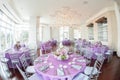 Luxurious wedding reception Royalty Free Stock Photo