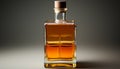 A luxurious whiskey bottle pours golden liquid into a glass generated by AI Royalty Free Stock Photo