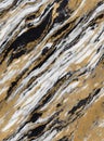 Luxurious White and Golden Veins Marble Seamless Pattern