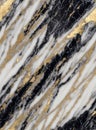 Luxurious White and Golden Veins Marble Seamless Pattern