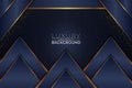 Luxury Abstract Background Design Overlapped Shape