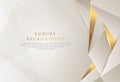 Luxury abstract background with golden lines sparkle geometric shapes. Modern template design for a sweet and elegant feeling.