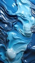 Blue dynamic smears