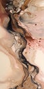 Luxury abstract fluid art painting in alcohol ink technique. Transparent waves and colorful swirls. Marble effect, painted texture Royalty Free Stock Photo