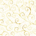 Luxury abstract gold seamless pattern