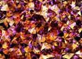 Luxury Abstract Realistic Crystals Texture with Prism Spectrum Caustic Reflection Close Up Background 3D rendering